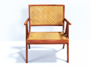 wicker chair 615-530-760mm 3D मॉडल
