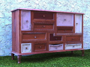 filthy dresser 3D 모델