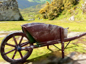 carrinho de m&atilde;o de jardim Modelo 3D