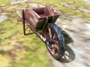 garden wheelbarrow 3D Model