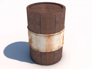 canna in poli basso Modello 3D