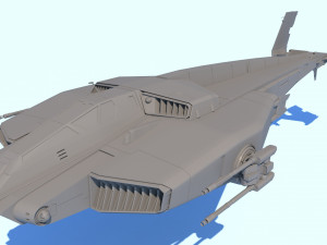 dropship Model 3D