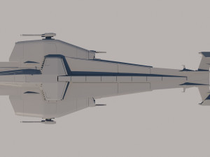 dropship 3D 模型