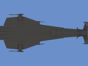 dropship 3D 模型
