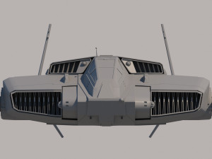 dropship 3D 模型