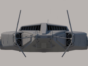 dropship 3D 模型