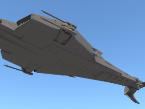 dropship 3D 模型