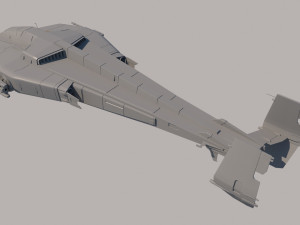 dropship 3D 模型