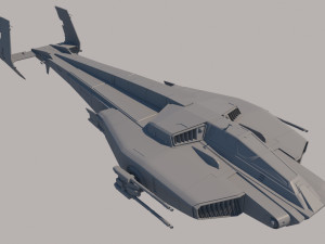 dropship 3D 模型