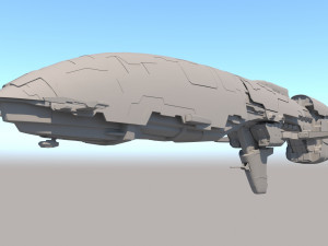 transport ship 3D Model