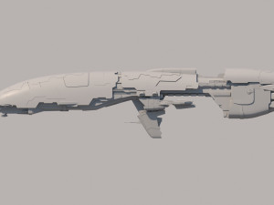 transport ship Model 3D