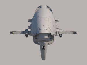 transport ship Model 3D