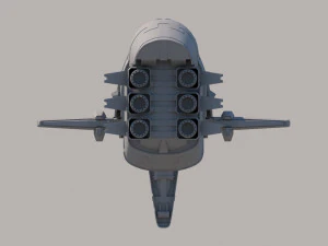 transport ship 3D Model