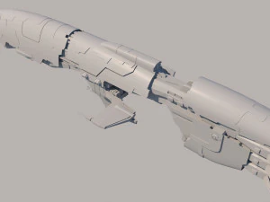 transport ship 3D Model