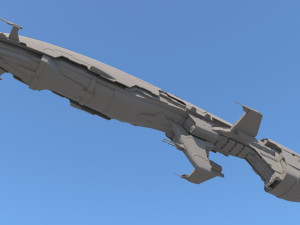 transport ship Model 3D
