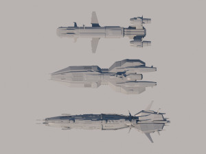 spaceships 3D Model