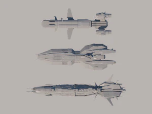 naves espaciais Modelo 3D