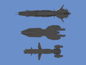 naves espaciais Modelo 3D