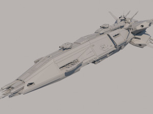 spaceships 3D Model