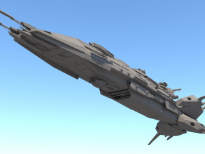 spaceships 3D Model