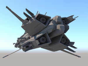 spaceships 3D Model