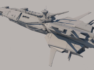 spaceships 3D Model
