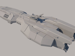 spaceships 3D Model