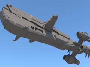 spaceships 3D Model