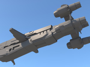 spaceships 3D Model