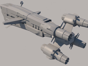 spaceships 3D Model