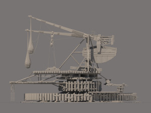 trebuchet Modelo 3D