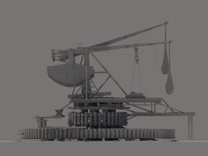 trebuchet Modelo 3D