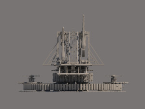 trebuchet Modelo 3D