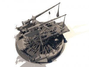 trebuchet Modelo 3D