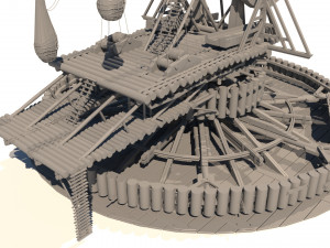 trebuchet Modelo 3D