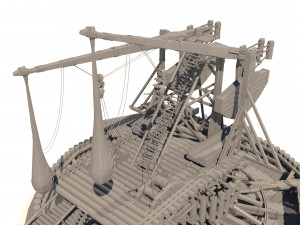 trebuchet Modelo 3D