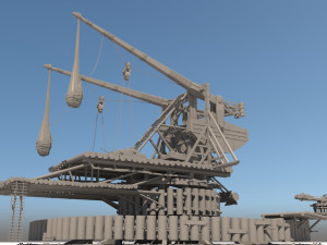 trebuchet Modelo 3D