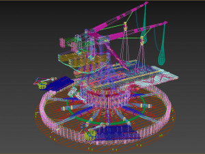 trebuchet Modelo 3D