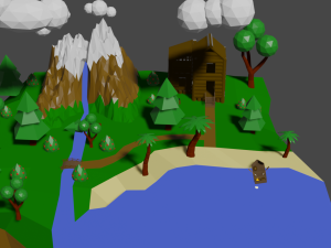 island 3D Model