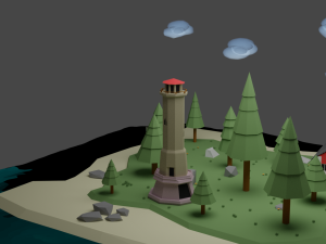 lighthouse 3D Model