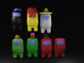 Among us collection 3D Model