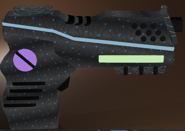 Blaster 3D मॉडल .c4d .max .obj .3ds .fbx .stl .blend 