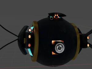 무인 비행기 3D 모델