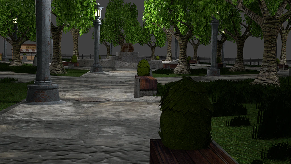 Parco Modello 3D .c4d .max .obj .3ds .fbx .stl .blend 