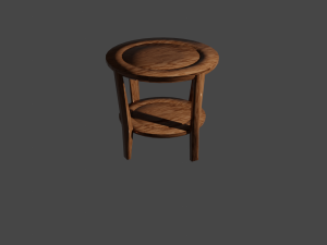 Bedside table 3D 模型
