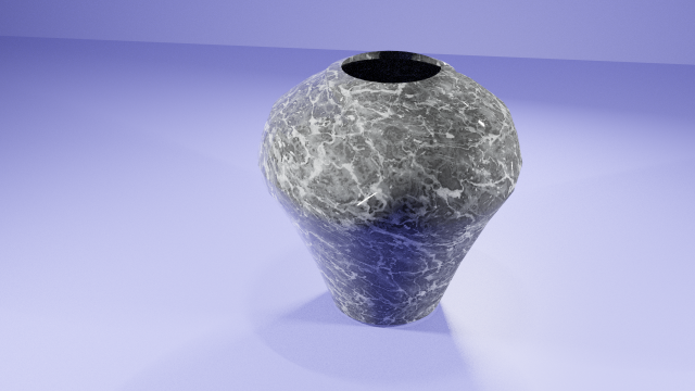 Marble vase 3D Model .c4d .max .obj .3ds .fbx .stl .blend