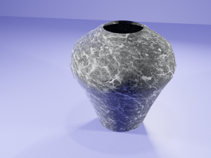 Marble vase Modelo 3D