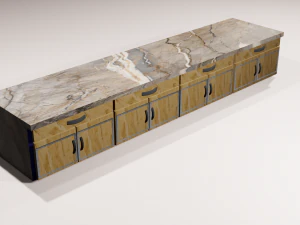 Arm&aacute;rio de cozinha Modelo 3D