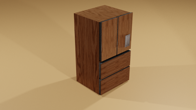 Fridge 3D मॉडल .c4d .max .obj .3ds .fbx .stl .blend 