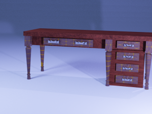 Desk 3D Model